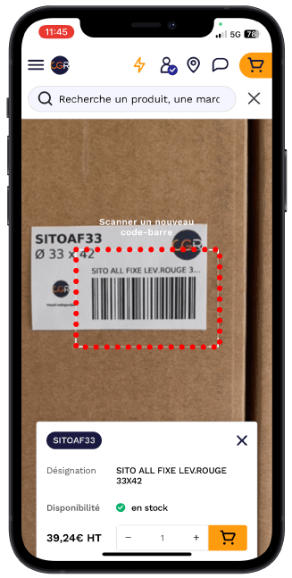 Scanner un produit